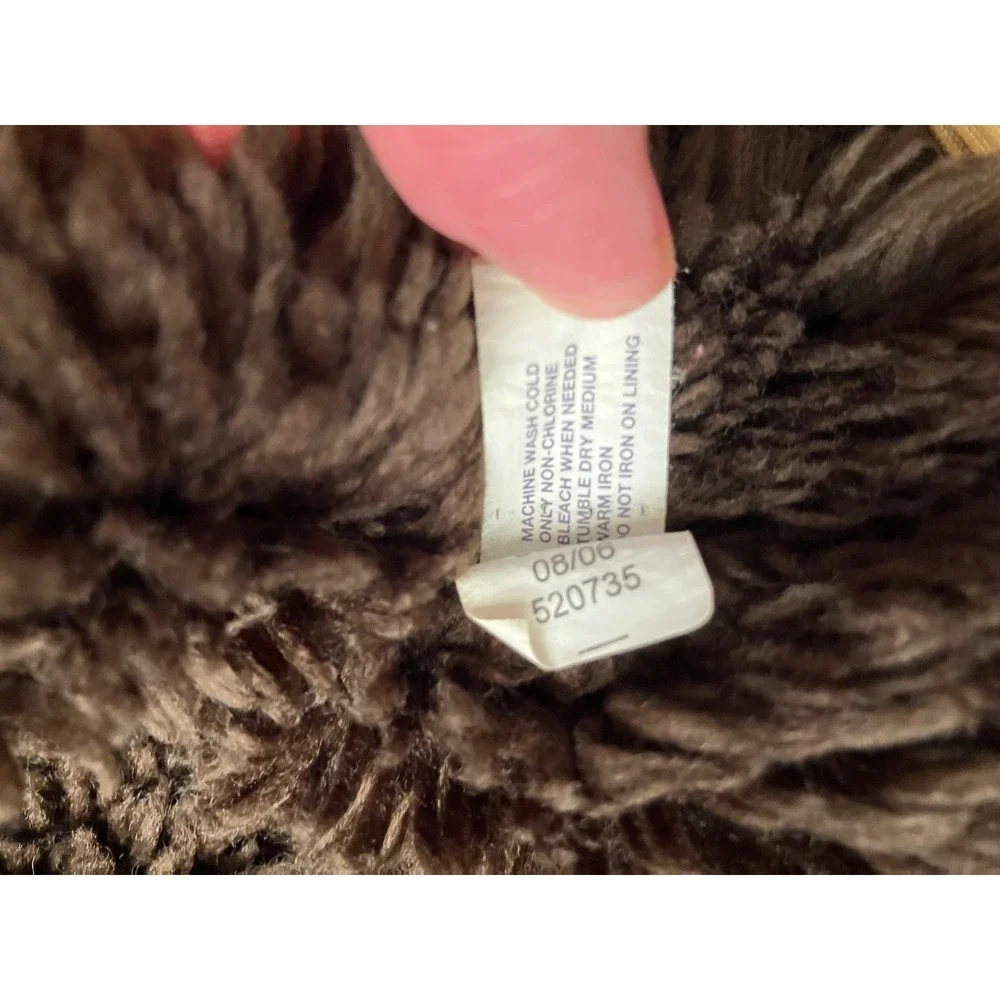GAP Sherpa Lined Denim Jacket Baby Boy 18-24 Months‎ Fur Collar